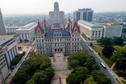 The New York State Capitol building is seen in Albany, New York on Friday, June 30, 2023. (Ted Shaffrey | AP Photo)