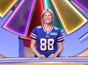 Buffalo Bills "superfan" Jill Prince of Allegany, N.Y., appears on "Wheel of Fortune" Tuesday, Feb. 6, 2024. (Carol Kaelson/Wheel of Fortune®/© 2024 Califon Productions, Inc. ARR)