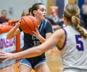 Central Valley Academy girls basketball player Avery Rich, is amon g the Section III leaders in assists. Mark DiOrio | Contributing Photographer