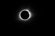 A total solar eclipse crosses over Alliance, Nebraska, on Aug. 21, 2017. Texas will be in the path of totality for a solar eclipse that will be visible from Mexico, the U.S. and Canada on April 8, 2024.