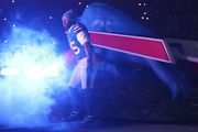 Buffalo Bills linebacker Tyrel Dodson (25) runs onto the field to play against the Kansas City Chiefs in an NFL AFC division playoff football game, Sunday, Jan. 21, 2024, in Orchard Park, N.Y. (AP Photo/Jeffrey T. Barnes)